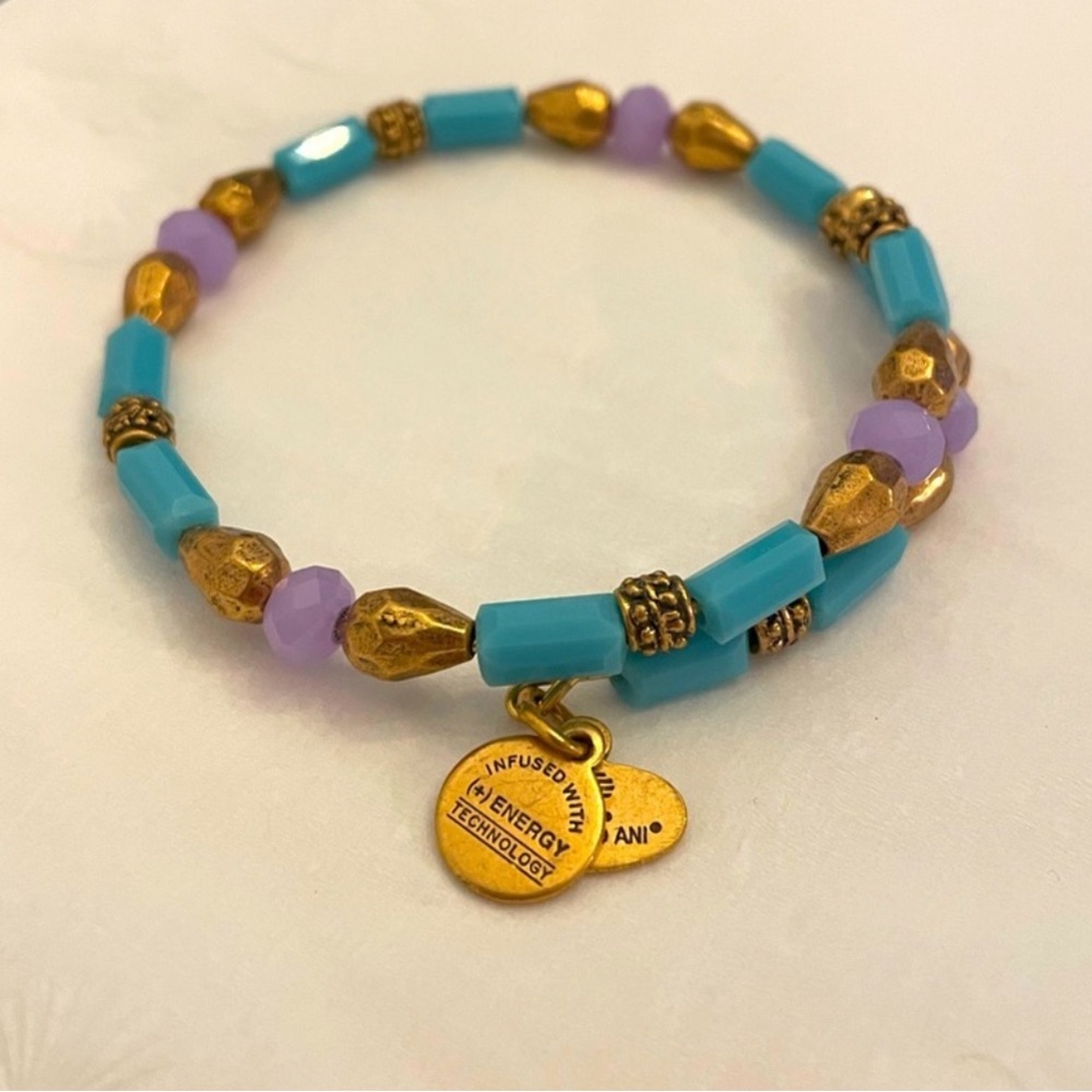 Alex and Ani - Purple and Blue Wrap Bracelet
